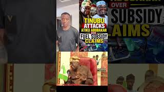 Tinubu attacked Atiku Abubakar on fuel subsidy claims
