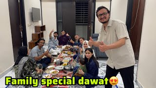 Finally khalu ki wajy sy poori family ki pending dawat hogai😍group mai biryani ki tareef😂
