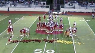 Calaveras Cheerleaders (Half-Time) Homecoming 2009  (Against Linden Lions)