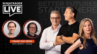 NinjaTrader Live | Futures Trading + Analysis w/ Bob Iaccino, DCP Cooks, and Merritt + Stowe 8/19/25