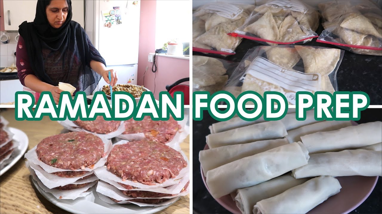 Ramadan Food Preparation 2023 | Samosas, Spring Rolls & Kebabs | Bulk Ramadan Prep