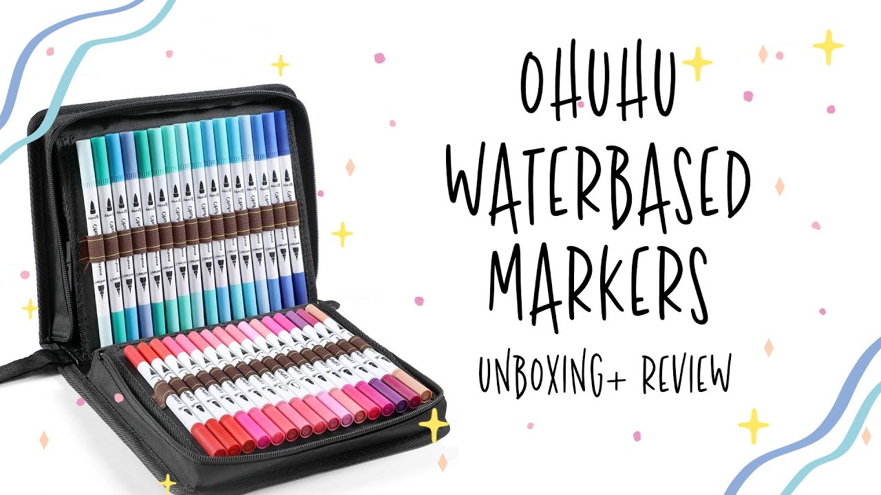 Honest Review of the Ohuhu Water-Based Double-Ended Art Markers (What's  That Pen?) 