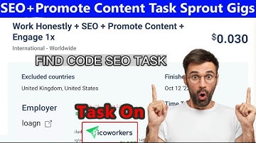 New Task on picoworkers2022|Find Code Seo task picoworker#picoworkers #online#onlineearning