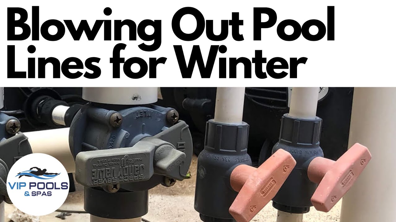 How To Blow Out Pool Lines For Winter [ Winterize Your Swimming Pool ]