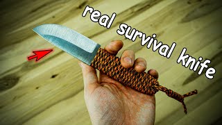 A Real Bushcraft and Wilderness Survival Knife @jonyfire432