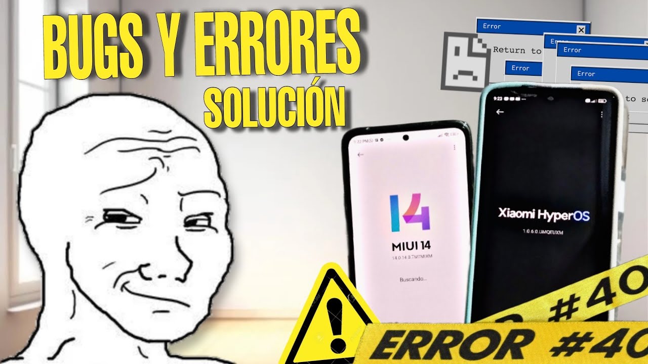 SOLUCION a bugs y errores en HyperOS y MIUI 14 💥 - YouTube