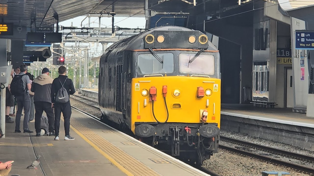 50008 passes rdg with a tone 08/06/25 - YouTube
