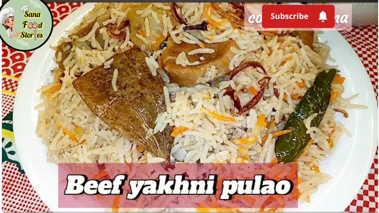 Beef Hyderabadi Yakhni Pulao Recipe | Degi Yakhni Pulao Recipe | 