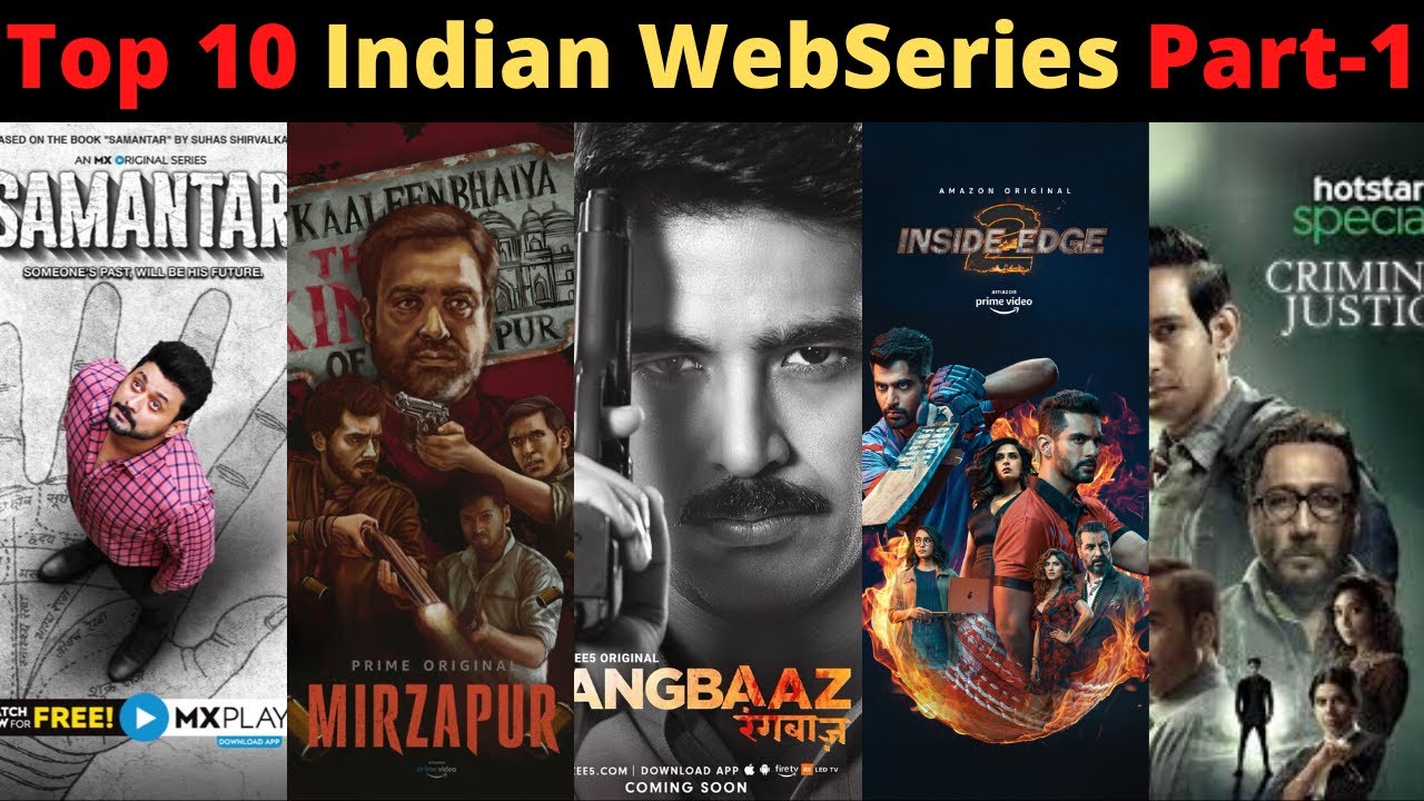 Top 10 Best Indian Web Series (2020) in Hindi - YouTube