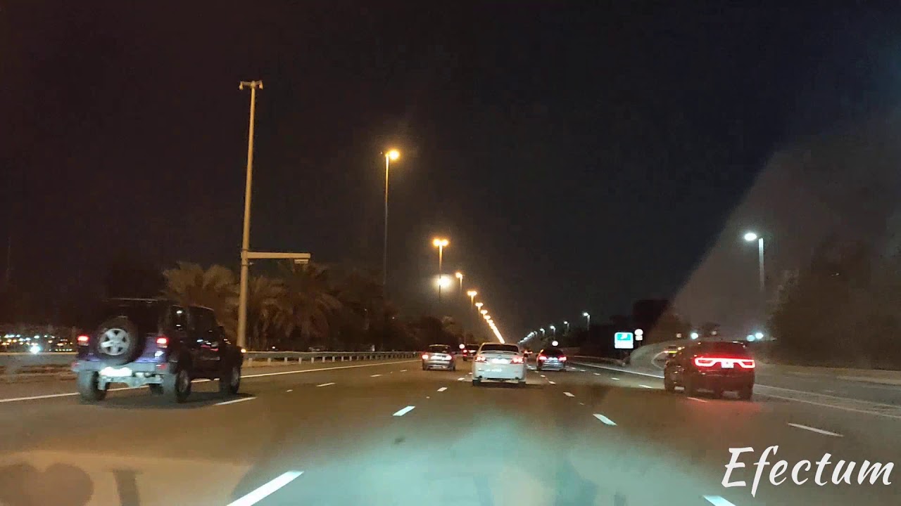 From Abu Dhabi to Dubai night night driving experience YouTube