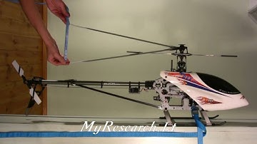 RC helicopter Pitch adjustment