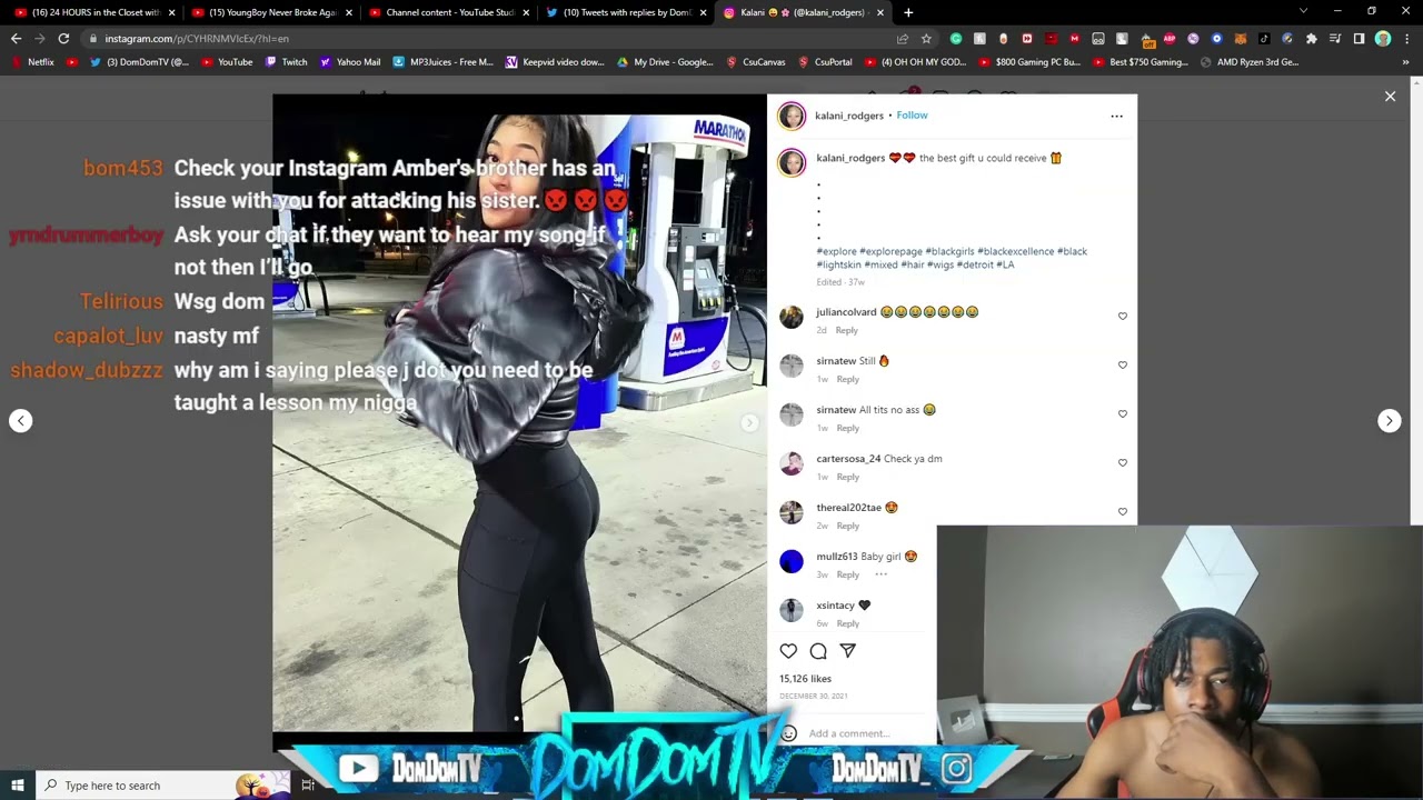 DomDomTV WANTS P2isTheName New GF Kalani Rodgers!?! Full Live Video