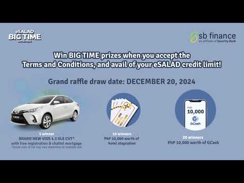 Gusto mo bang manalo ng BIG TIME? | #eSALADBigTimePromo - video from SB Finance