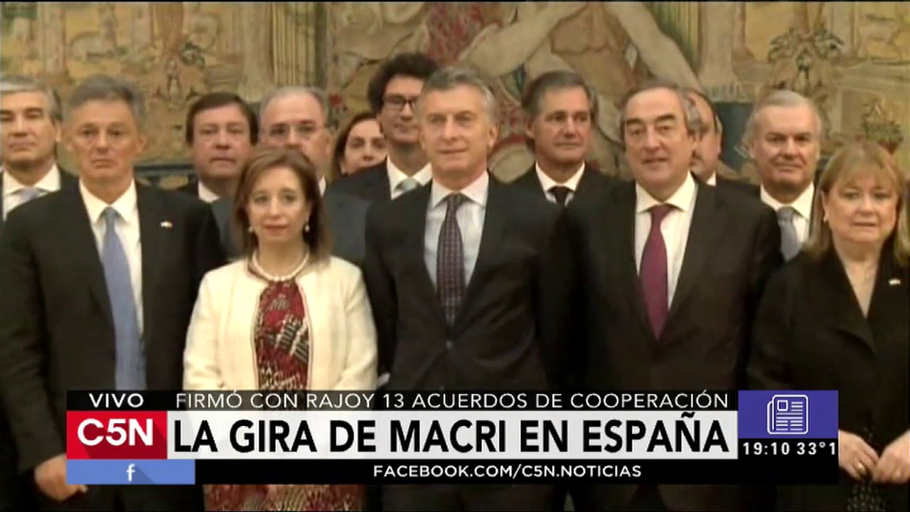 C5N - El Diario: Gira de Macri por España