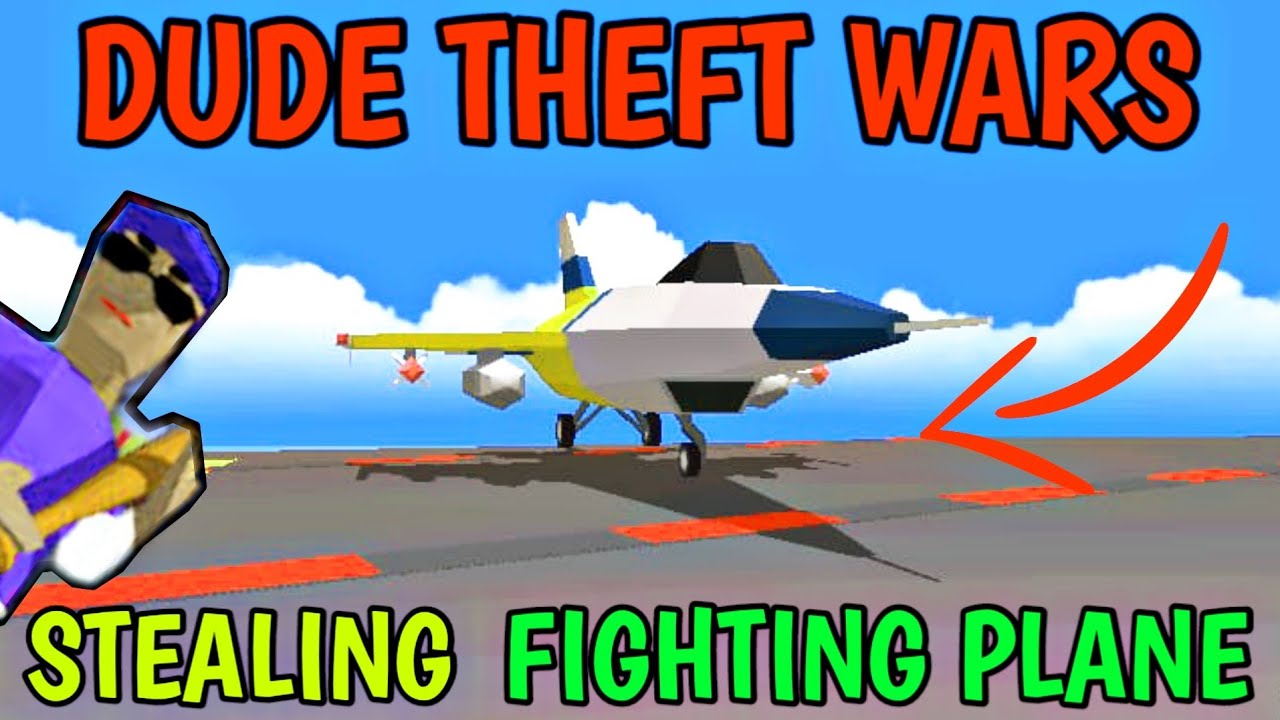 😍 STEALING PLANE IN DUDE THEFT WARS ll IN HINDI ll WHILAK GAMING ll