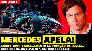 🚨URGENTE: MERCEDES ACIONA DIREITO DE REVISÃO E QUER CANCELAMENTO DA PUNIÇÃO DE RUSSELL | FÓRMULA 1