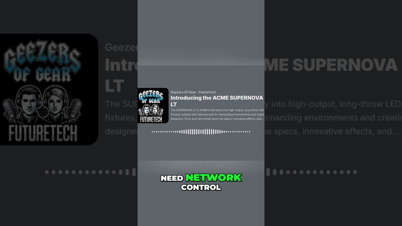 Supernova LT: Effortless Gig Control & Network Integration #shorts Supernova LT: Effortless Gig Control & Network Integration #shorts