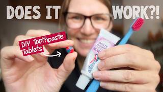 I made my own toothpaste tablets - Is it worth it (DIY travel gear)