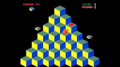 Game of the day 1248 Faster, Harder, More Challenging Q*bert (Qバート ハーダー)  Mylstar Electronics 1983