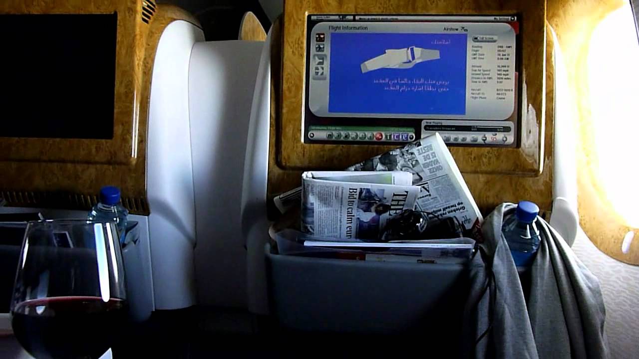 Emirates 7773ER Business Class