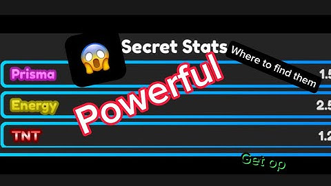 All Secret Stats Location 🤩 😱 Stat Grinding Simulator 3