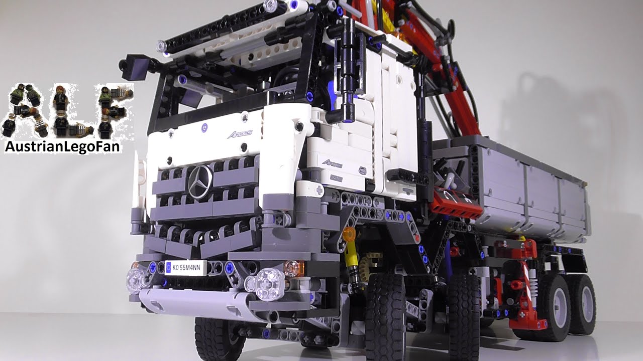 Lego Technic 42043 Mercedes Benz Arocs 3245 - Lego Review YouTube