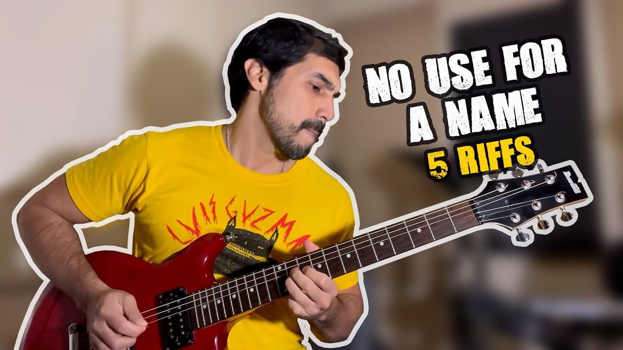 No Use For A Name: 5 riffs en guitarra
