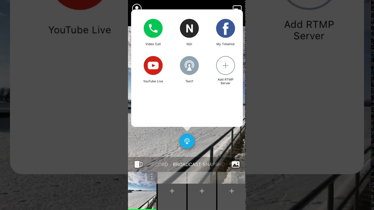 ManyCam iOS Demo Video for YouTube Live permissions