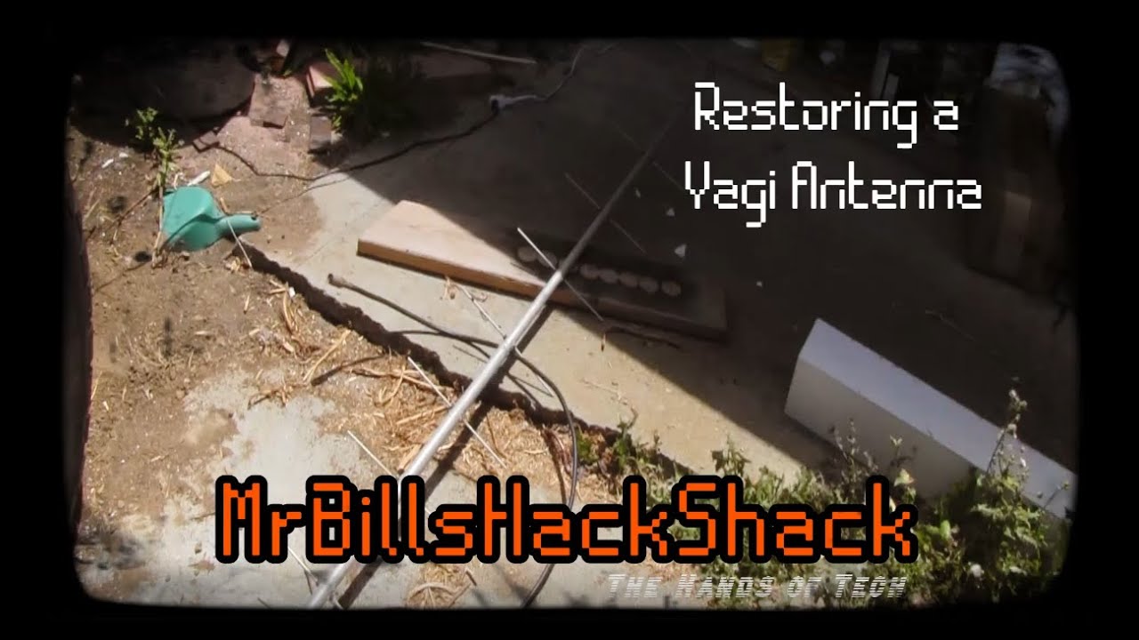 RESTORING A YAGI ANTENNA How to cut a braided copper wire to fit YouTube