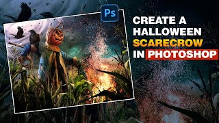 Create a Halloween Scarecrow in Photoshop - Speed Art Tutorial screenshot 1