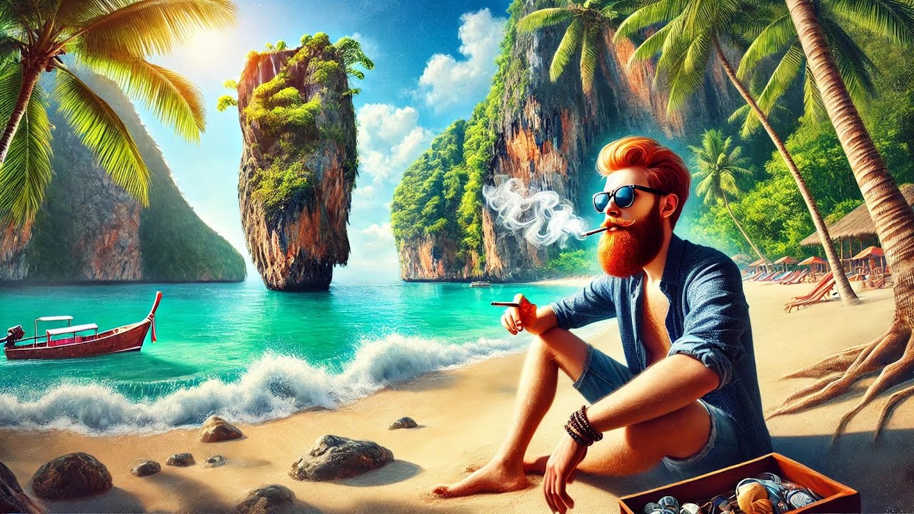 Railay Bay Best Beach in Thailand 🇹🇭 Paradise of Weed Smokers ? Scam or not ? Top Loacations Asia