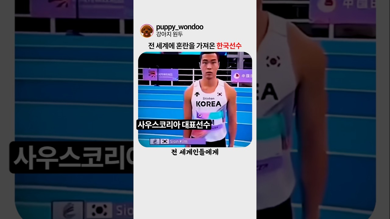 전 세계 시청자들에게 순간 혼란을 준 남북선수들
