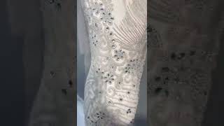 Inside the Factory: A Showcase of High-End Embroidery & Sequin Fabric Designs #virl #fyp #fashion