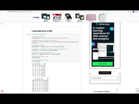 How to load data from a url in R