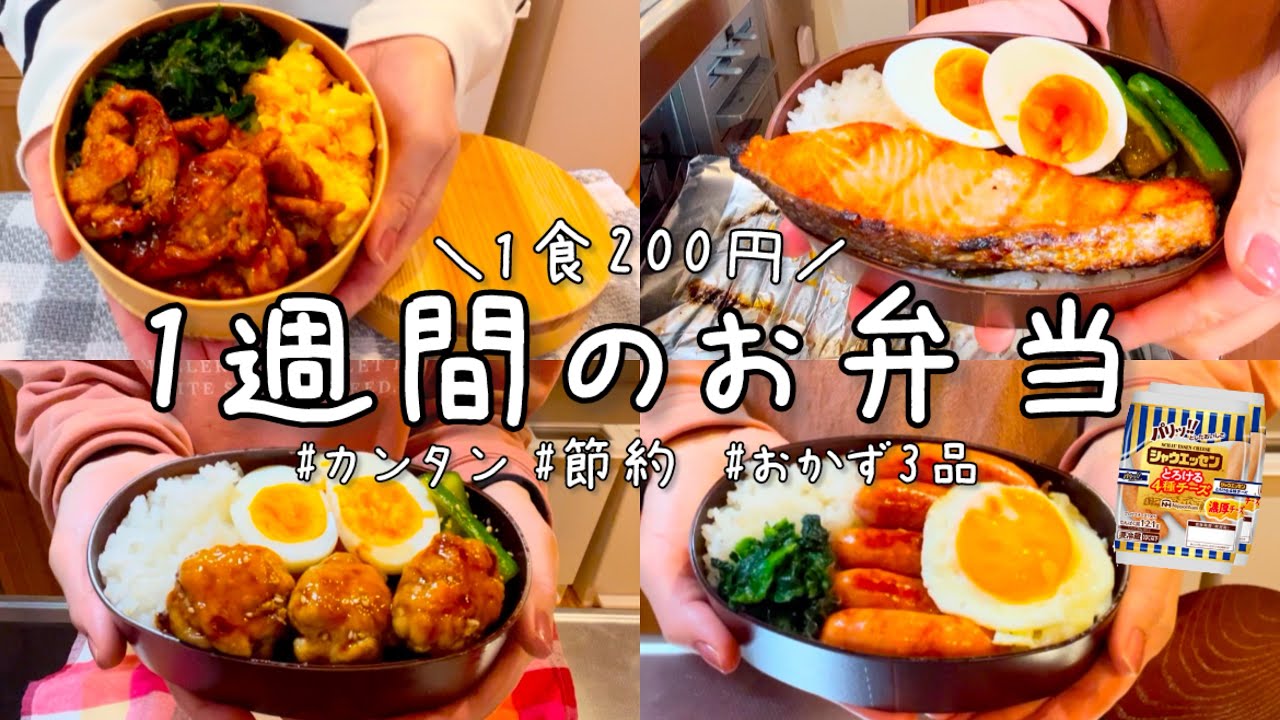 【1食200円】激安なのにおいしくて満腹になれるお弁当はこちらです【vlog】