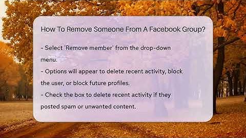 How To Remove Someone From A Facebook Group? - Everyday-Networking