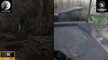 UE vs. RE (Unreal Engine 5 vs. RE Engine) Graphics