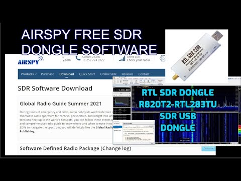 AIRSPY-FREE SDR DONGLE -SOFTWARE -RADIO HF VHF UHF ETC