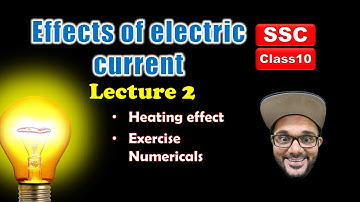 Effects of Electric Current Class 10 SSC || Lecture 2 || Maharashtra state board