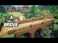 I made a bridge in my forever minecraft world !