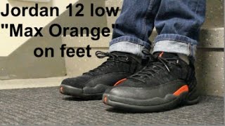 jordan 12 low max orange
