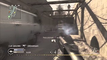 COD 4 Does Take Skill (W1200 Shotgun on Showdown)