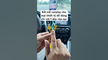 Cáp sạc 4in1 kết nối được carplay cho anh em #anhthereview #reviewoto #phukienoto #daysacdienthoai