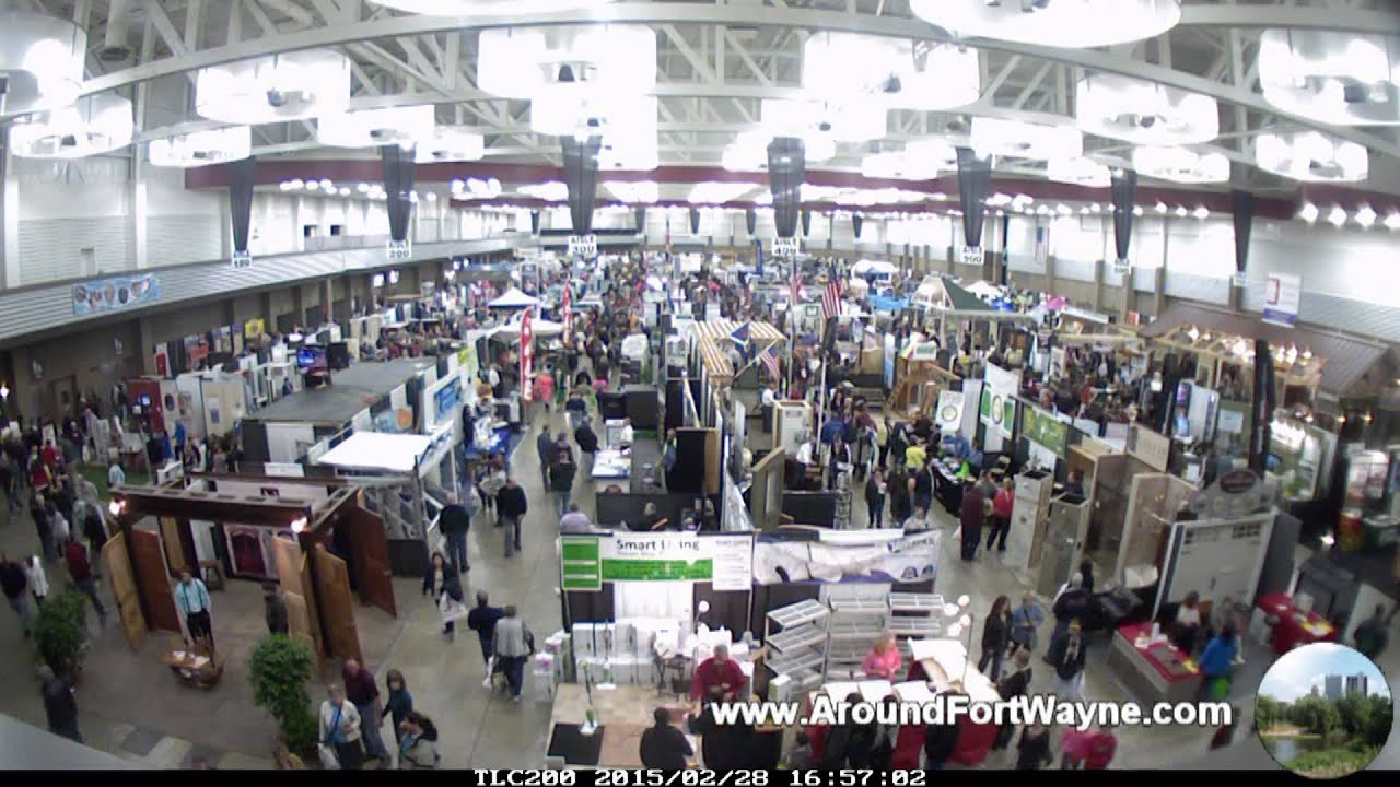 2015 03 02 Fort Wayne Home Garden Show In Time Lapse Youtube