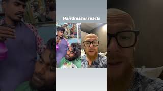 Hairdresser reacts to a fire haircut !!! #hair #beauty
