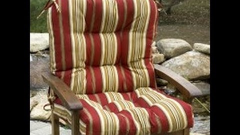 High Back Patio Chair Cushions
