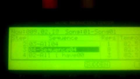 How to make a Song from all your Sequences on the MPC 1000