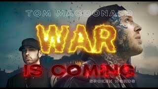 Tom MacDonald - "War Is Coming" SPOKEN WORD [Lyrics] Showroom Partners Entertainment #tommacdonald