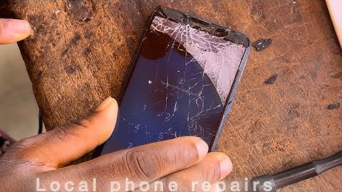 How to separate screen without separating machine 