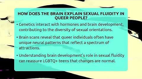 How Does The Brain Explain Sexual Fluidity In Queer People? - Queer Teens United
